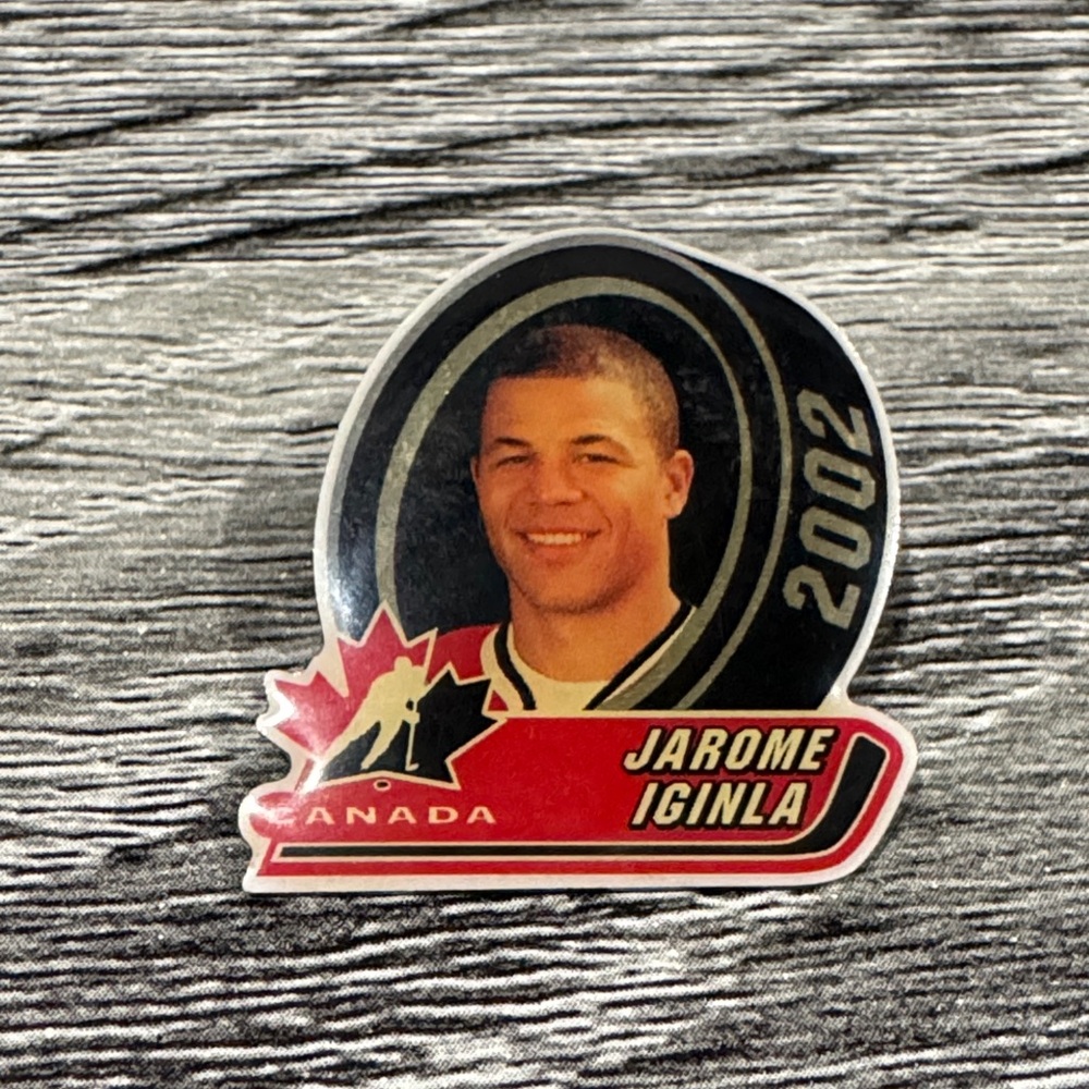 Team Canada 2002 Pin #18 of 24: Jarome Iginla - Vintage Collectible Lapel Pin